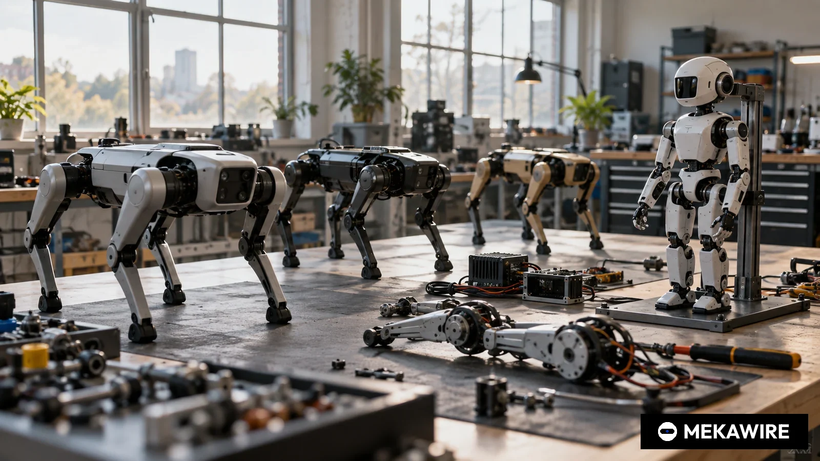 Inside Unitree Robotics, where humanoids now outsell robot dogs but nearly three-quarters go to labs and classrooms (Illustration by MEKAWIRE)