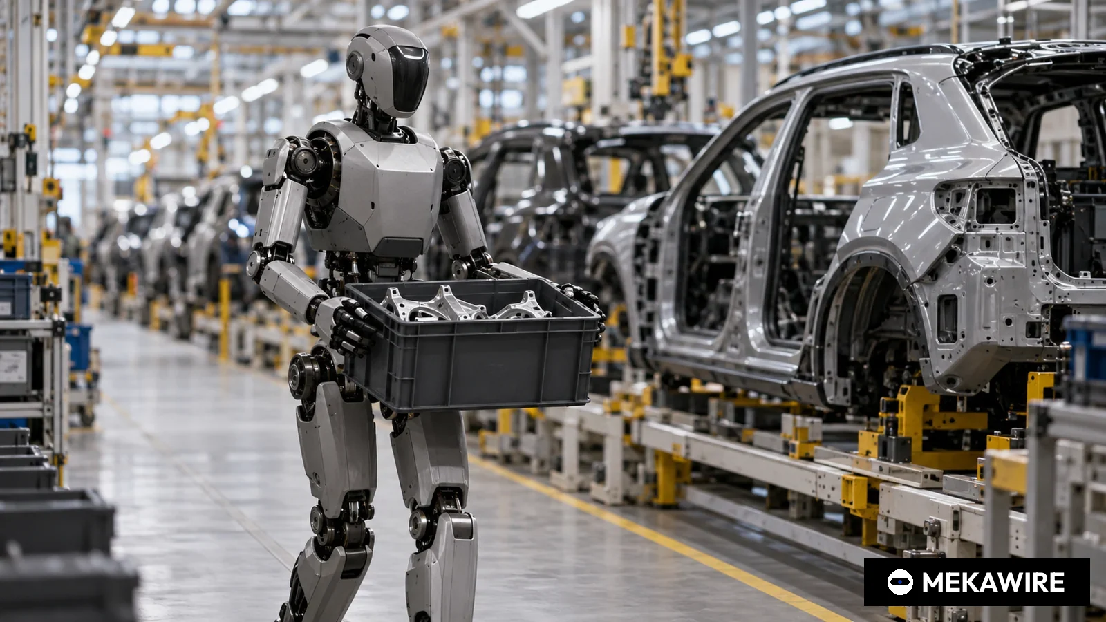 Toyotas kanadische Werke mieten nach Pilotphase Digit-Humanoiden von Agility Robotics (Illustration: MEKAWIRE)