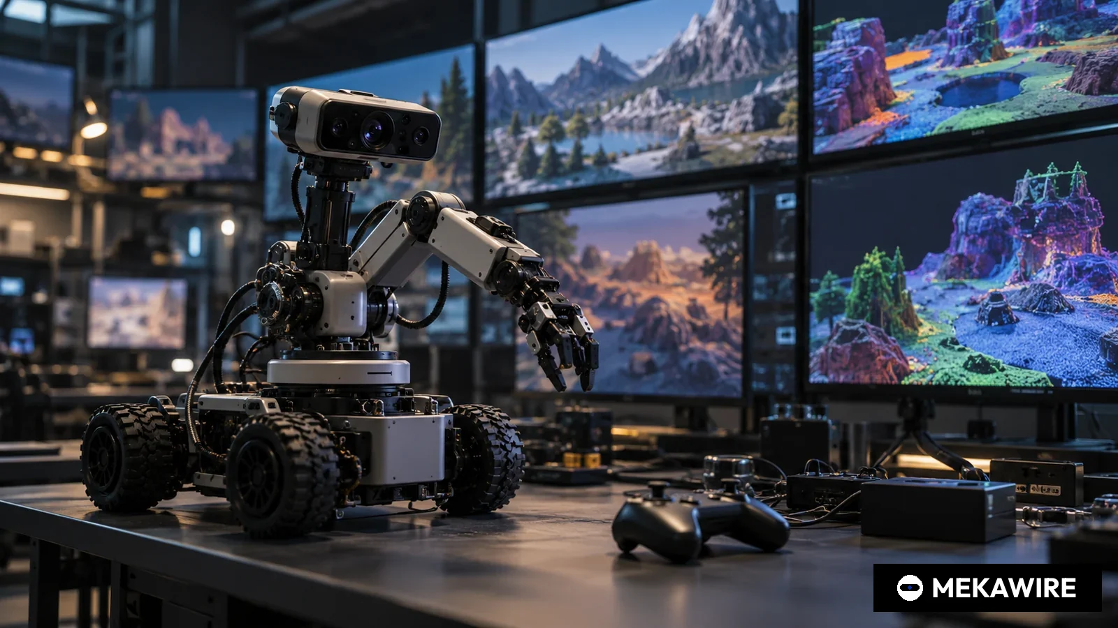 General Intuition sammelt 220 Millionen Dollar bei 6,2 Milliarden Bewertung ein und will Robotern mit Spielevideos das Handeln beibringen (Illustration: MEKAWIRE)