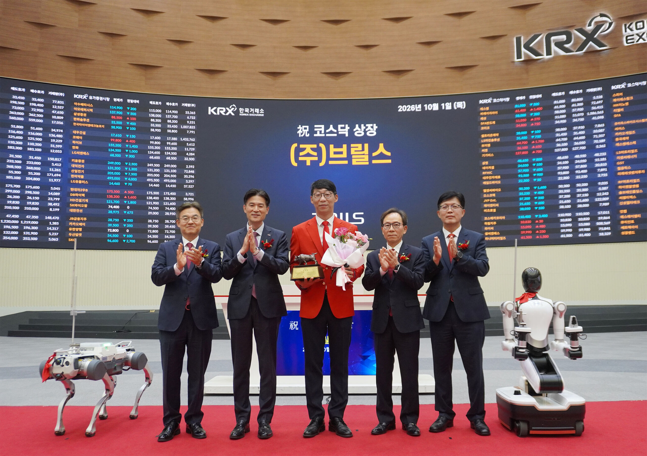韩国机器人集成商Brils登陆KOSDAQ,IPO定价区间上限1.95万韩元,散户认购倍数1676倍